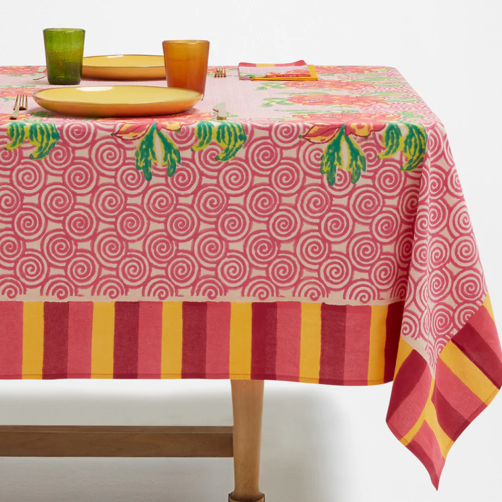 Lisa Corti Panel in Camelia Magenta Pink 140 x 240cm - Image 2