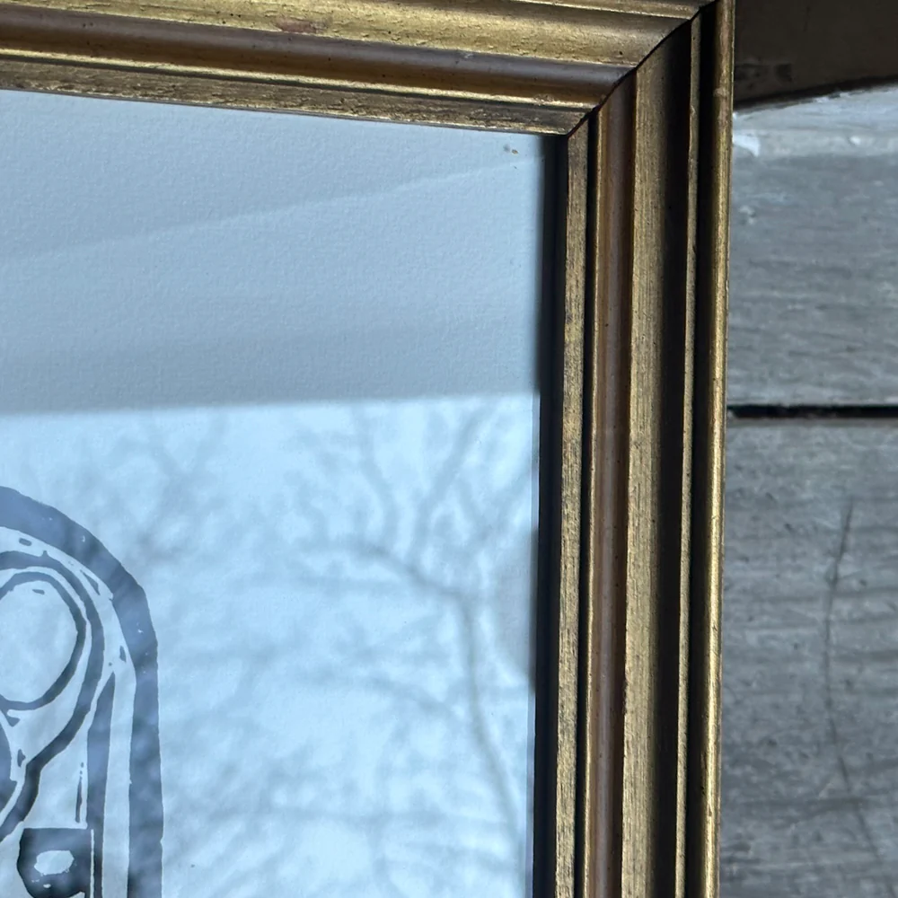 "Mackerel" in a Vintage Frame - Image 3