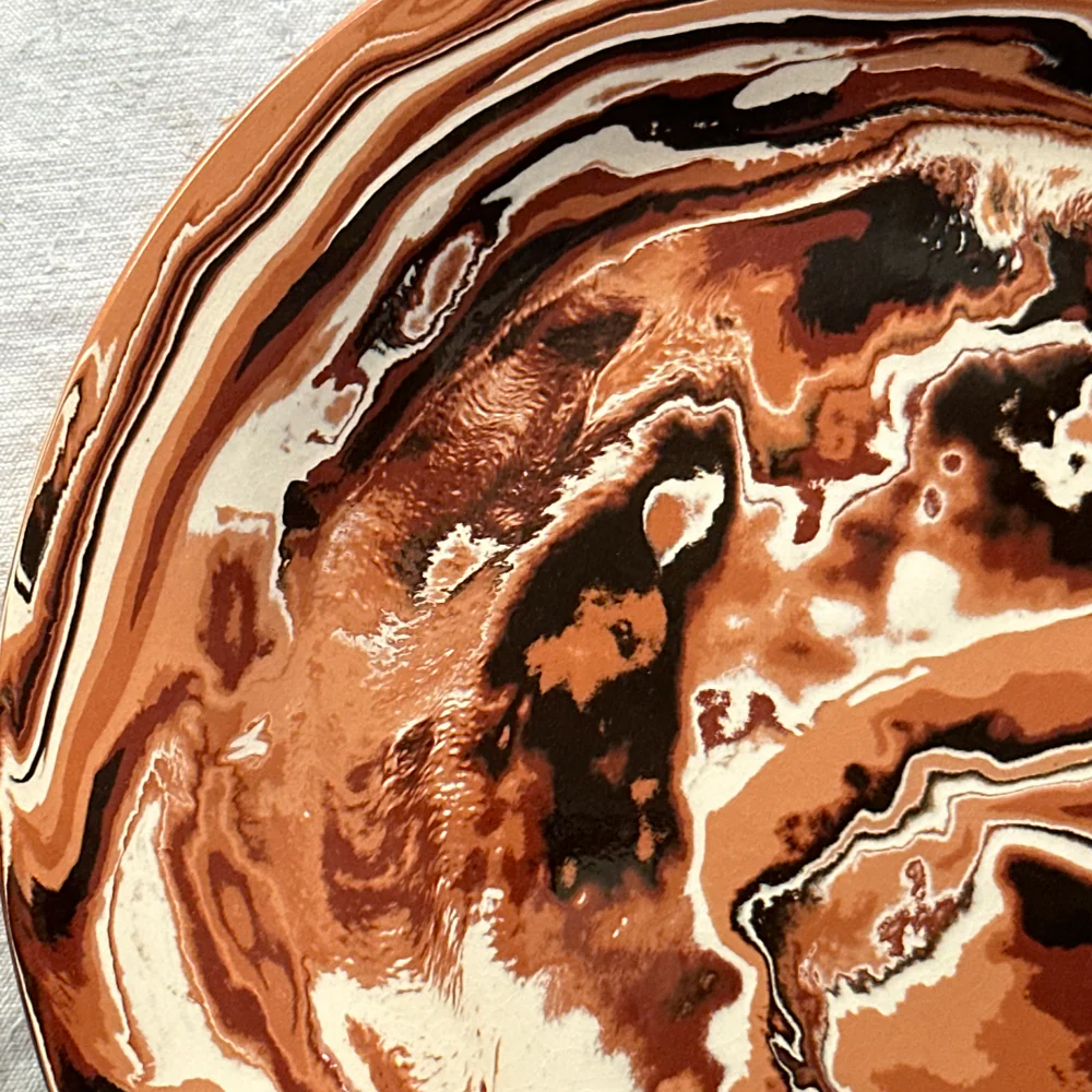 Marbled  Presentation Plate in Bhoutan (BH #759) - Image 4