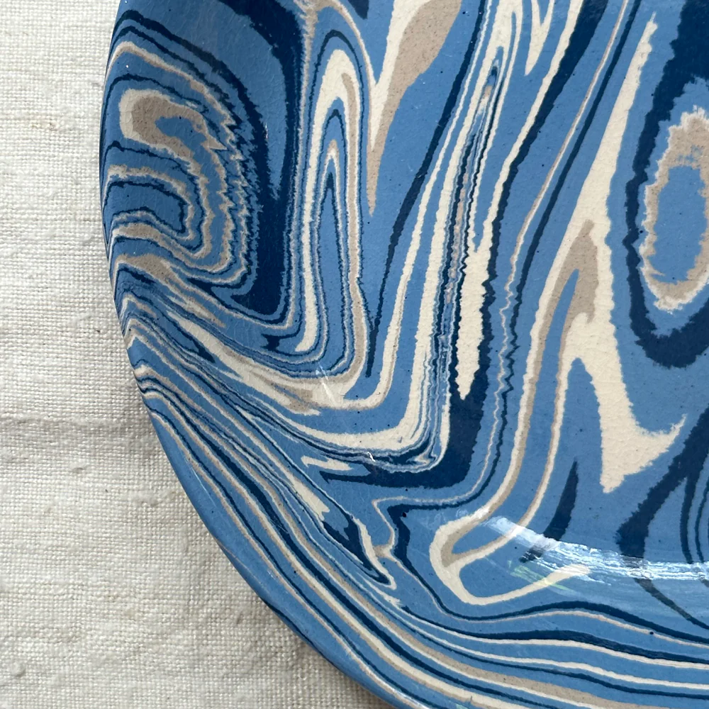 Marbled Soup Plate in Arcachon (AR #703) - Image 3