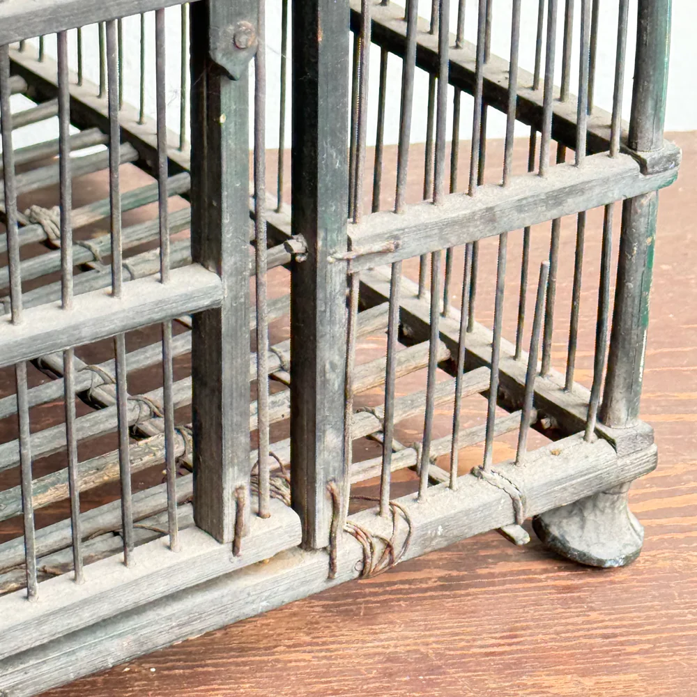 Mid 19th-century Victorian Double Dome Top Bird Cage - Image 6