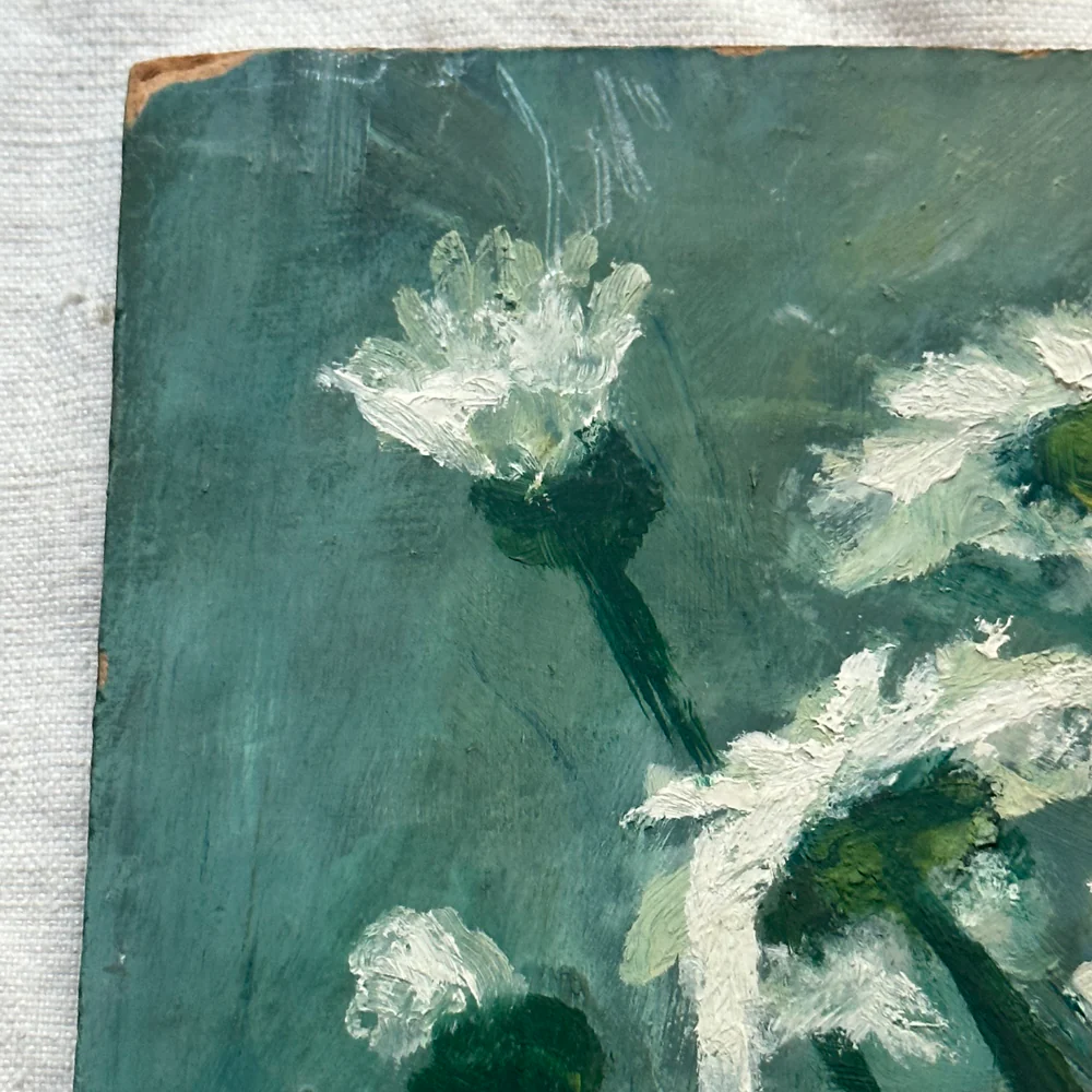 Mid 20th-century Dutch Daisies Still Life Painting - Image 6