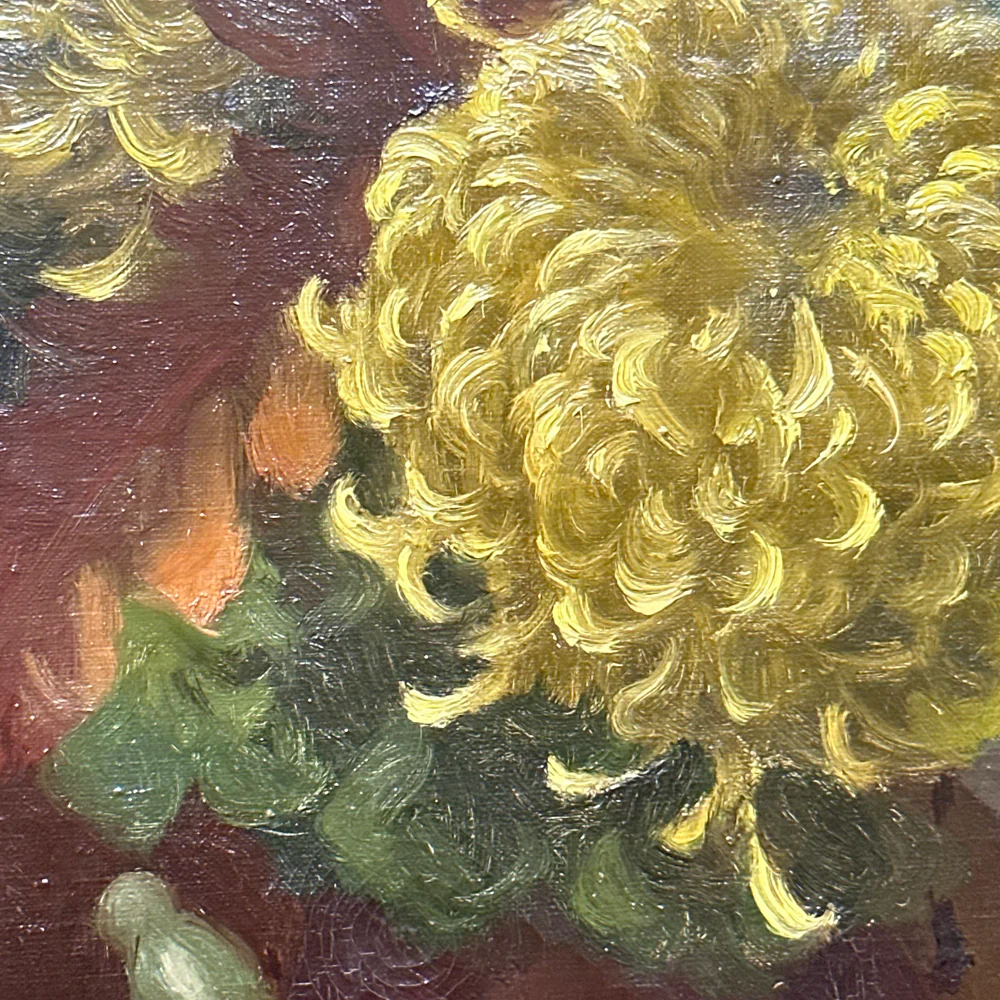 Mid 20th-century Dutch Floral Still Life Painting - Image 3