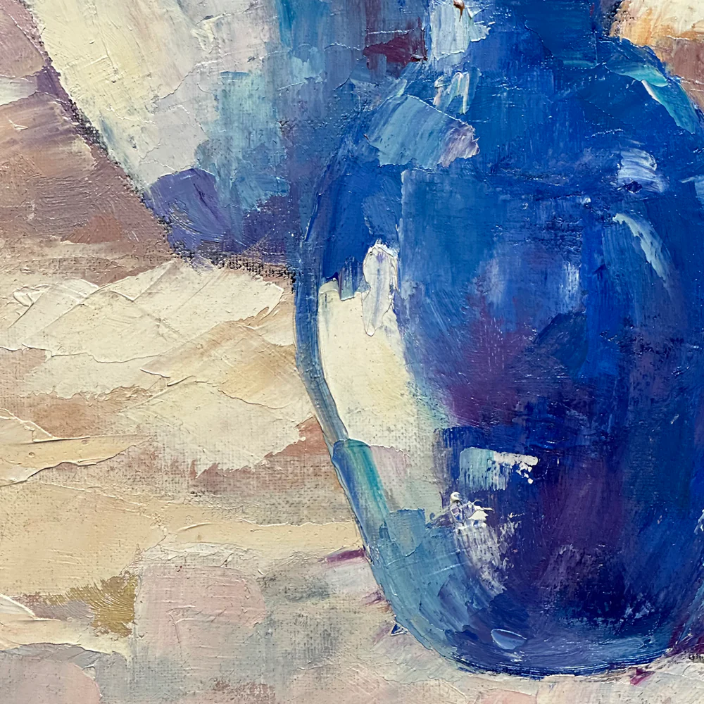 Mid 20th-century Dutch Floral Still Life Painting - Image 3