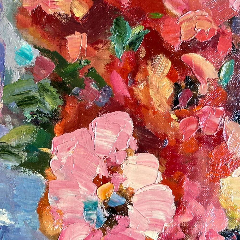 Mid 20th-century Dutch Floral Still Life Painting - Image 5