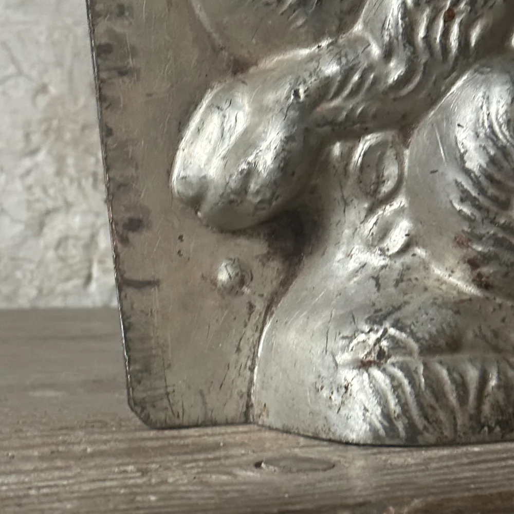 Antique Large Chocolate Rabbit Mold (#11) - Image 4