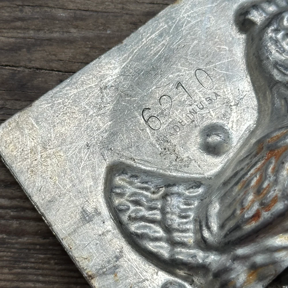 Antique Chocolate Turkey Tin Mold  (#05) - Image 4
