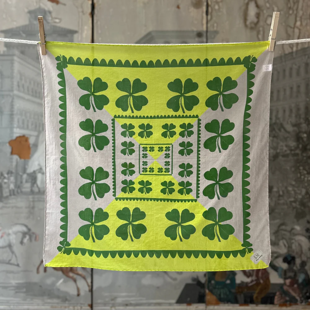Minnieolga Green Clover Bandana - Image 2