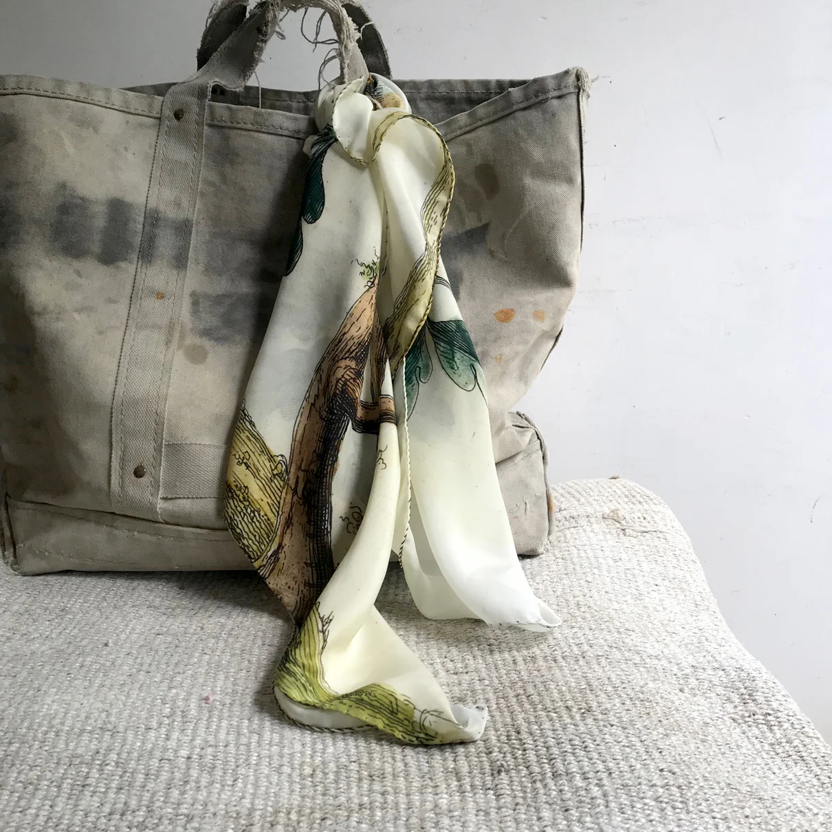 Mountain Titmouse Silk Scarf - Image 4