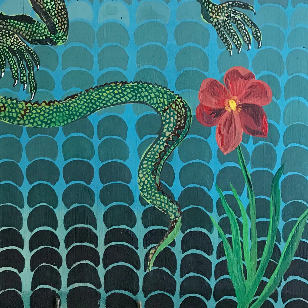 Original Iguana Painting by Nathalie Lété - Image 3