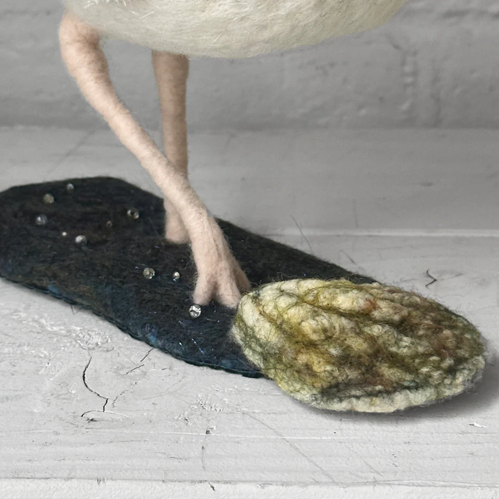 Needle Felted Oystercatcher #1 - Image 4