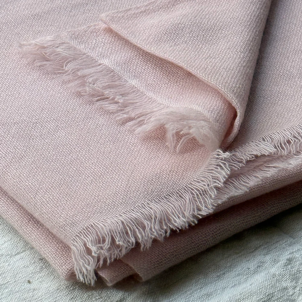 Noble Fibre Cashmere Gauze Scarf in #187 Palm Springs - Image 3