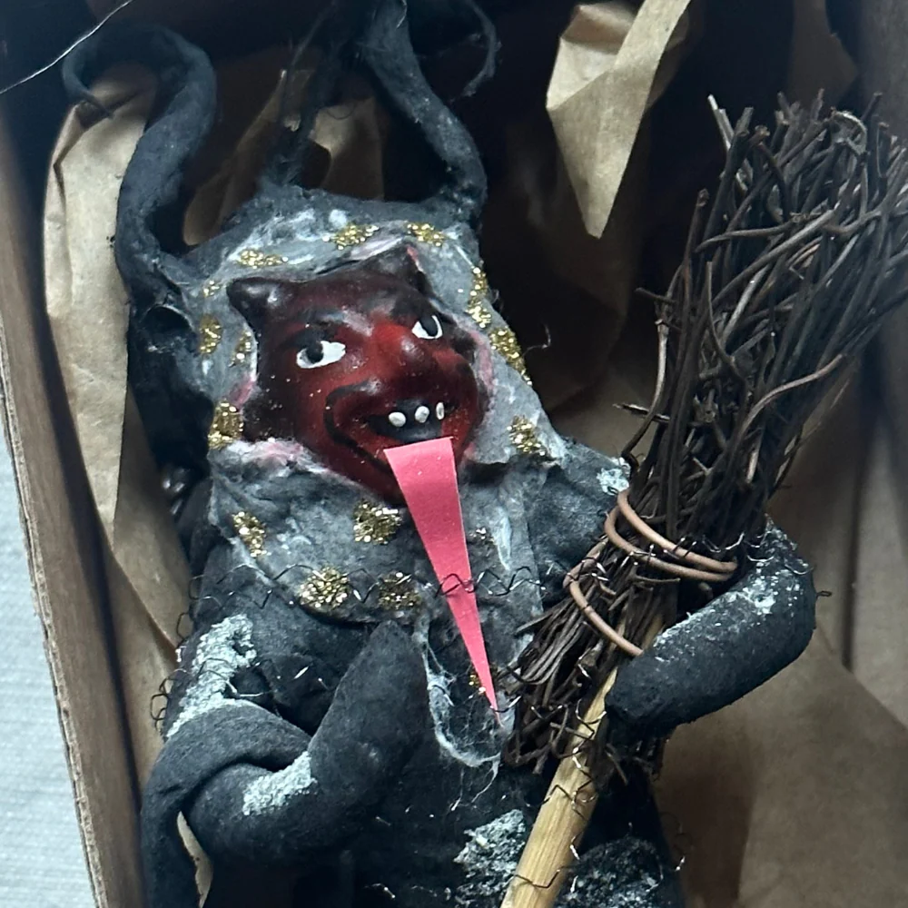 Nostalgic Cotton Krampus Ornament - Image 4
