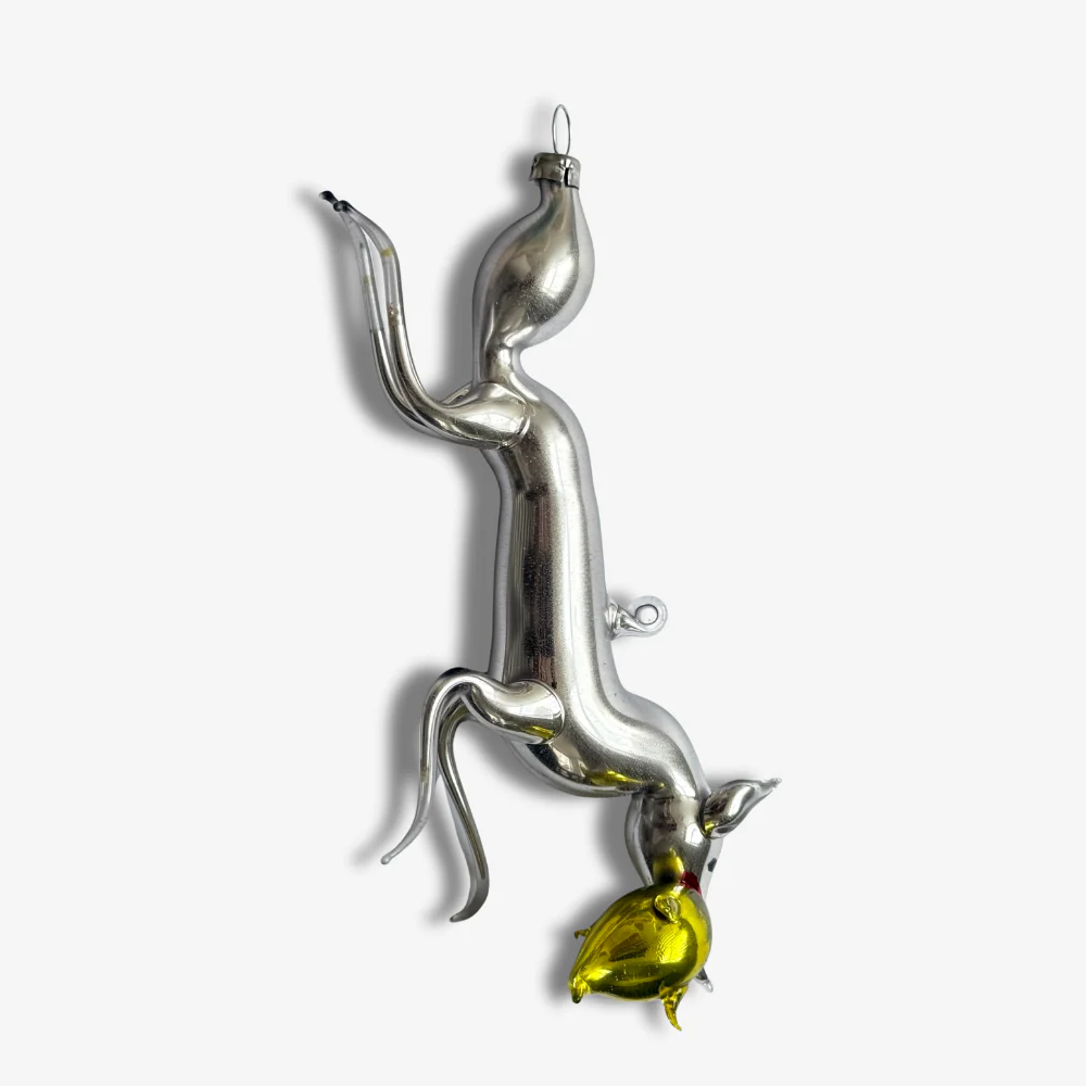 Nostalgic Freeblown Fox Ornament - Image 2