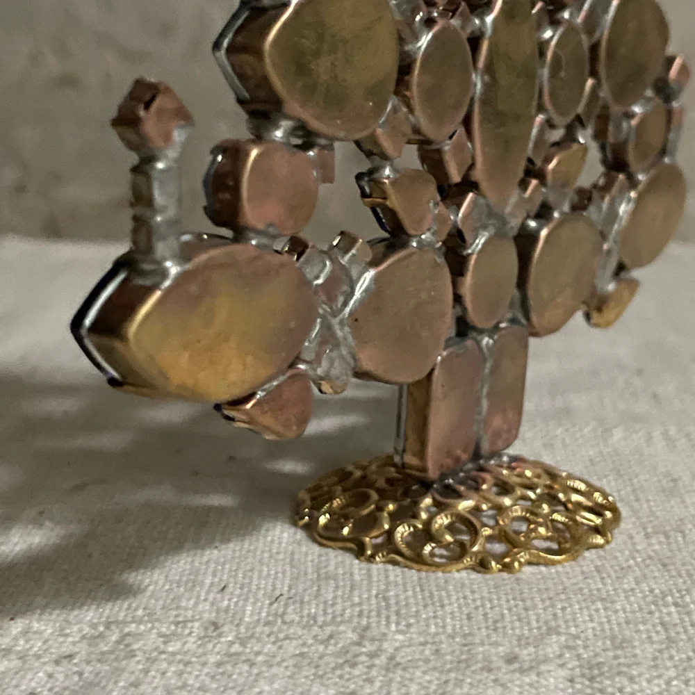 Nostalgic Glass Jeweled Tree with Candles in Blue - Image 3