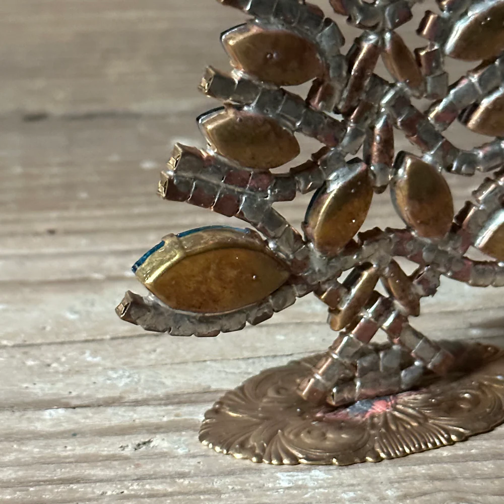 Nostalgic Jeweled Navette Blue Crystal Tree - Image 4