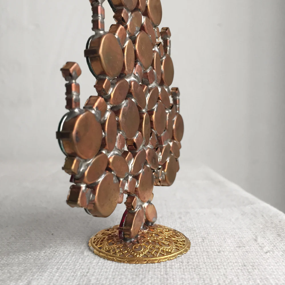 Nostalgic Jeweled Tree with Candles - Image 3
