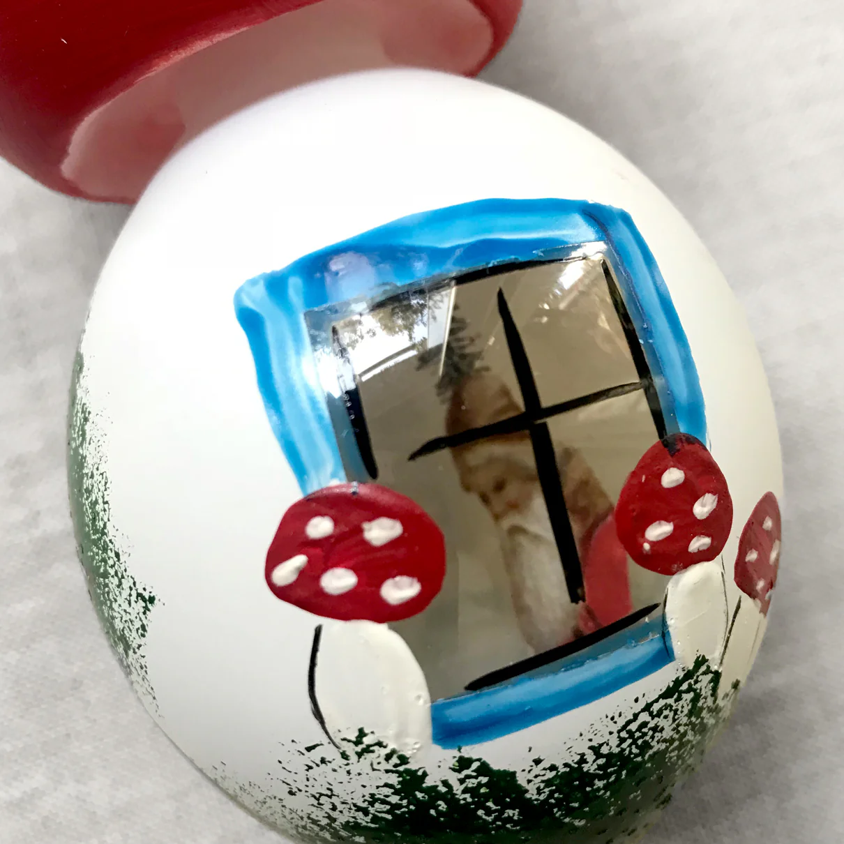 Nostalgic Mushroom With Santa Ornament - Image 2