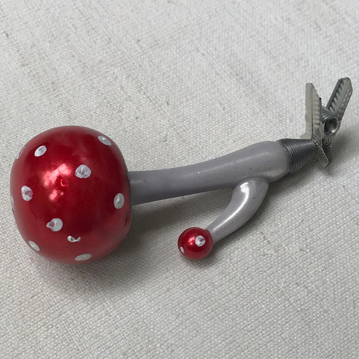 Nostalgic Mushroom with Small Mushroom Clip-On Ornament - Image 2