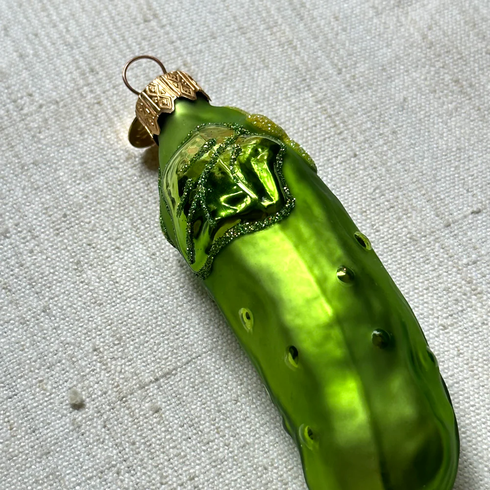 Nostalgic Pickle with Leaf Ornament - Image 2