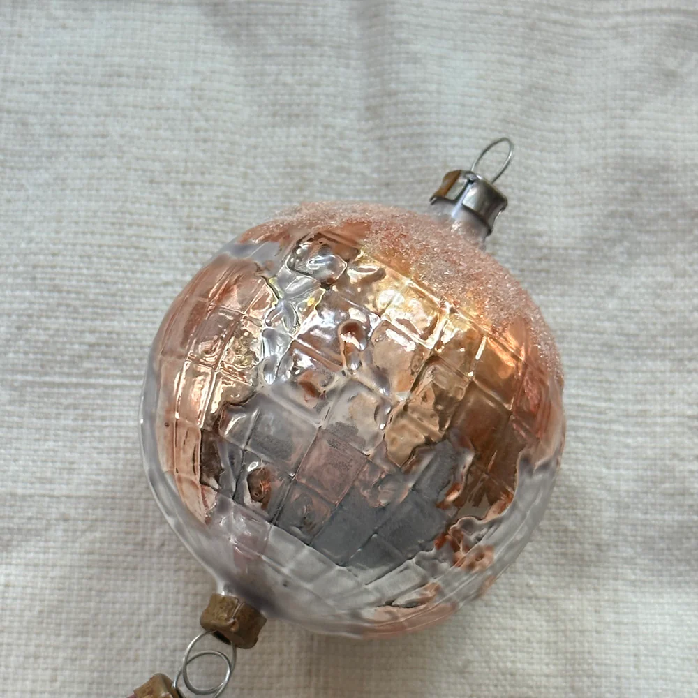 Nostalgic Santa and Globe Ornament - Image 2