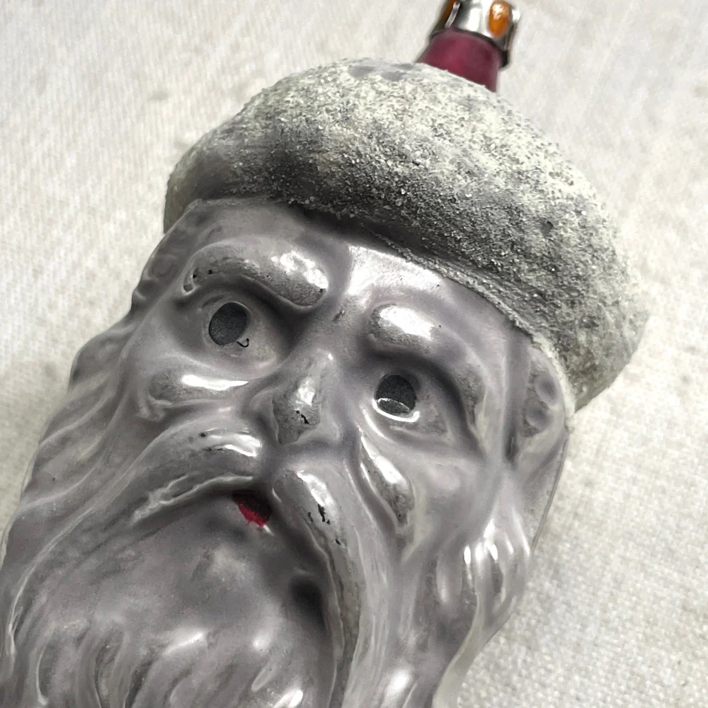 Nostalgic Santa Head Ornament - Image 2