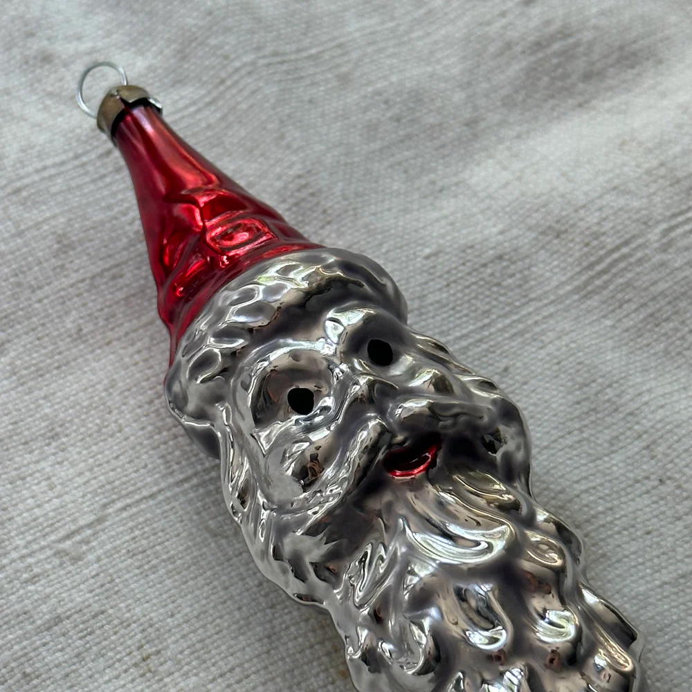 Nostalgic Santa Icicle Ornament - Image 2