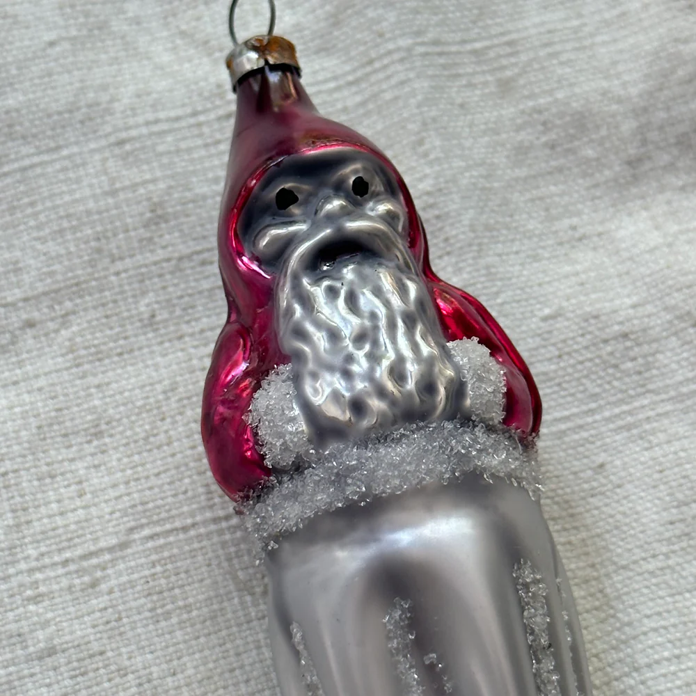 Nostalgic Santa in Cone Ornament - Image 2