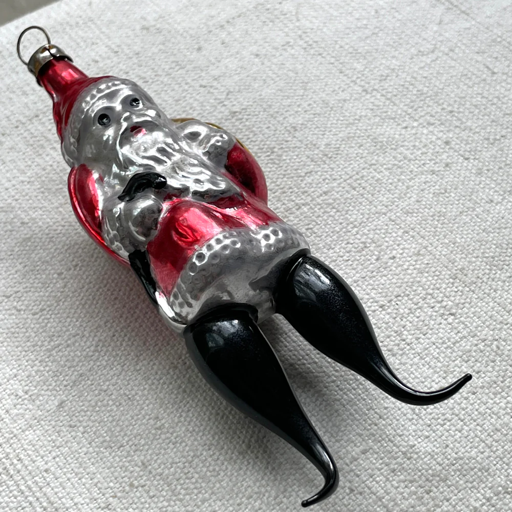 Nostalgic Santa with Legs Ornament - Image 2