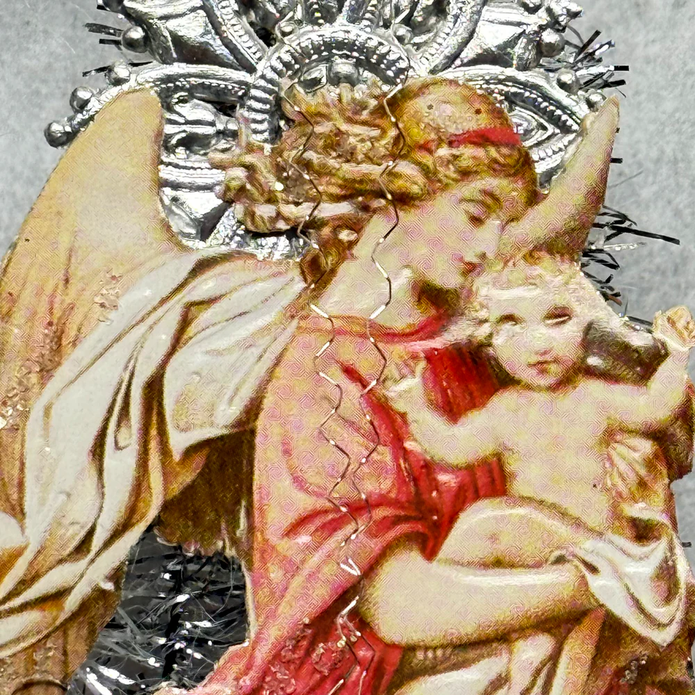 Nostalgic Victorian Angel Tree Topper - Image 2