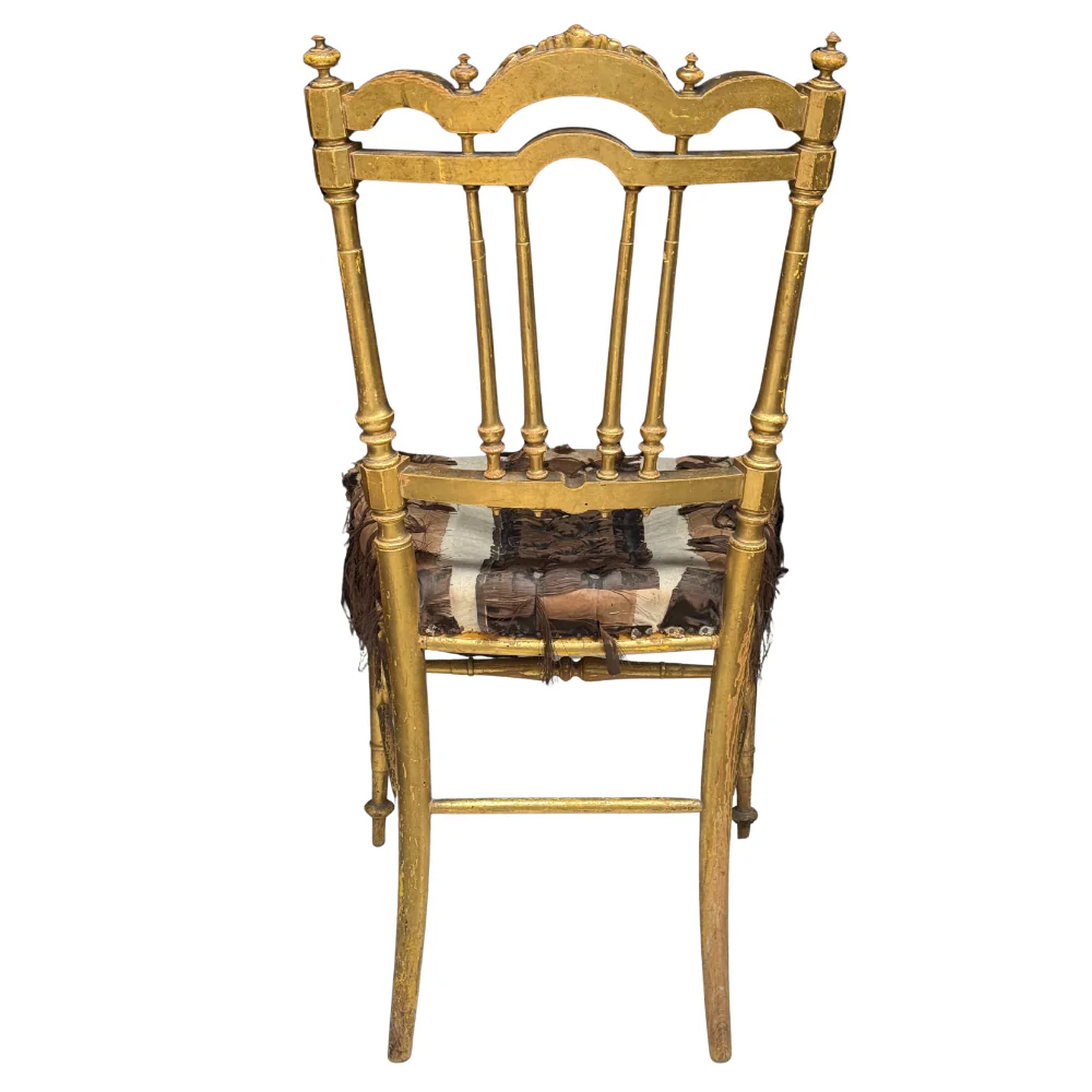 Pair of 19th-century European Gilt Chairs - Image 3