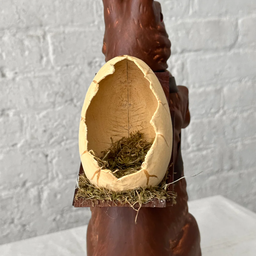 Papier Mâché XL Bunny with Egg Backpack - Image 3