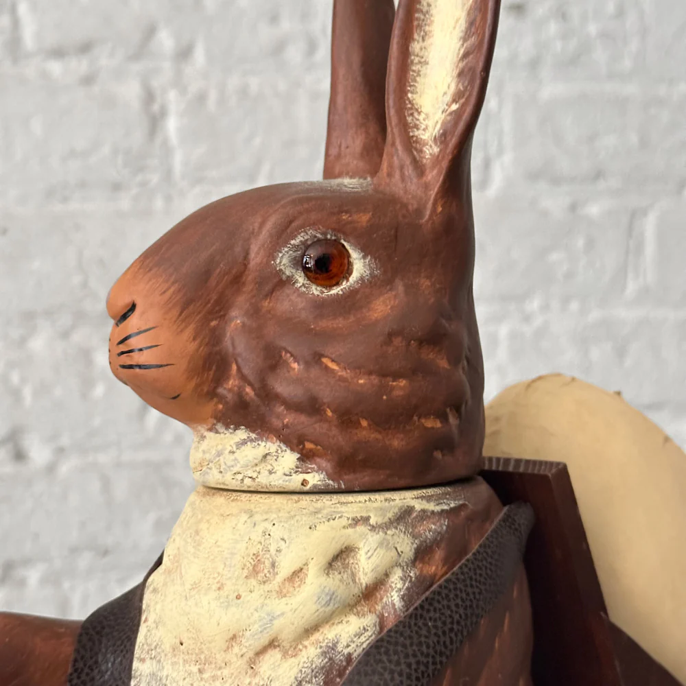 Papier Mâché XL Bunny with Egg Backpack - Image 5