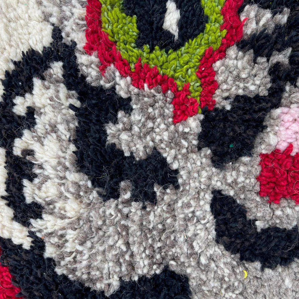 PO! Paris Nathalie Lete Woven & Knotted "Animal Rug Minnie" Cat Rug/Tapestry - Image 4