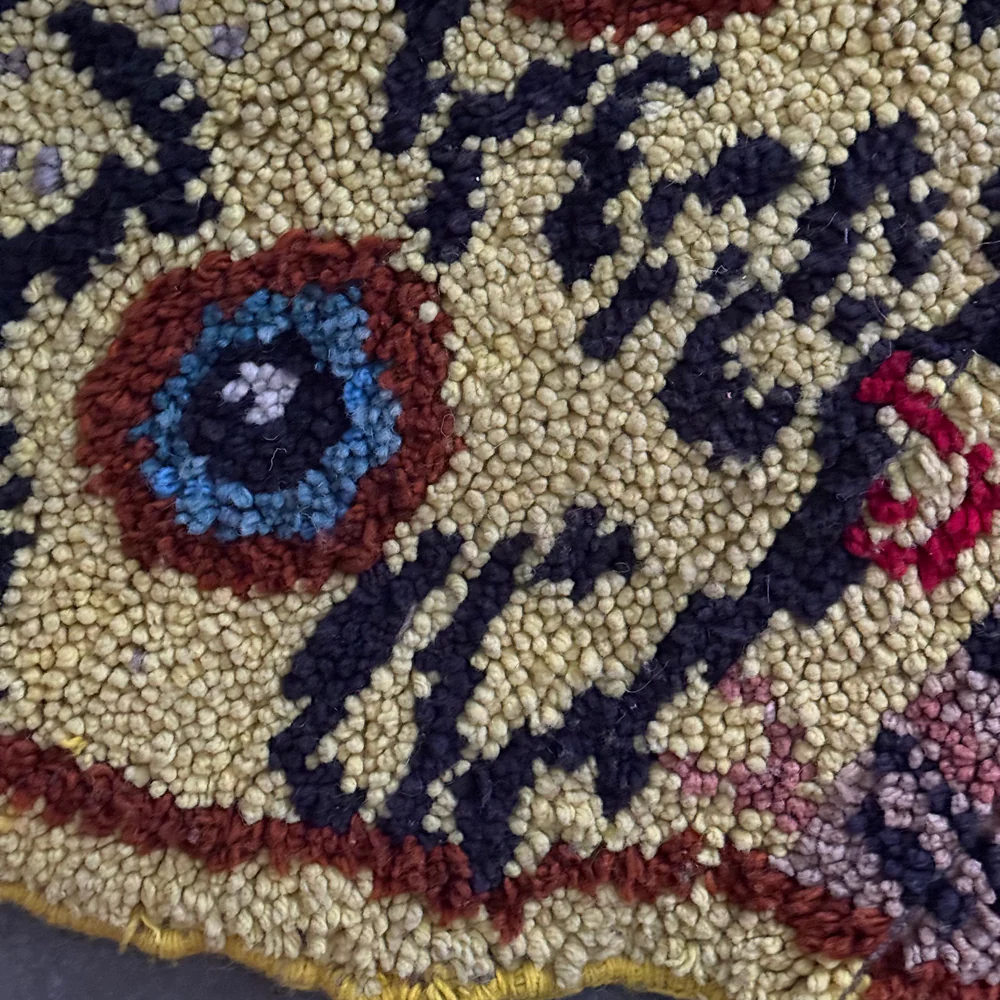 PO! Paris Nathalie Lete Woven & Knotted "Chat Tigre" Cat Rug/Tapestry - Image 5