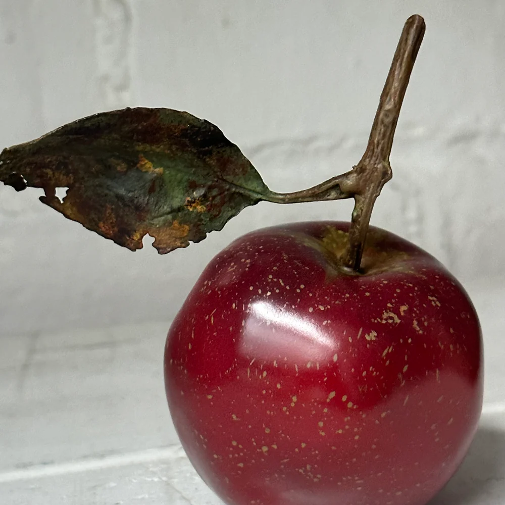 Porcelain Red Windfall Apple - Image 2