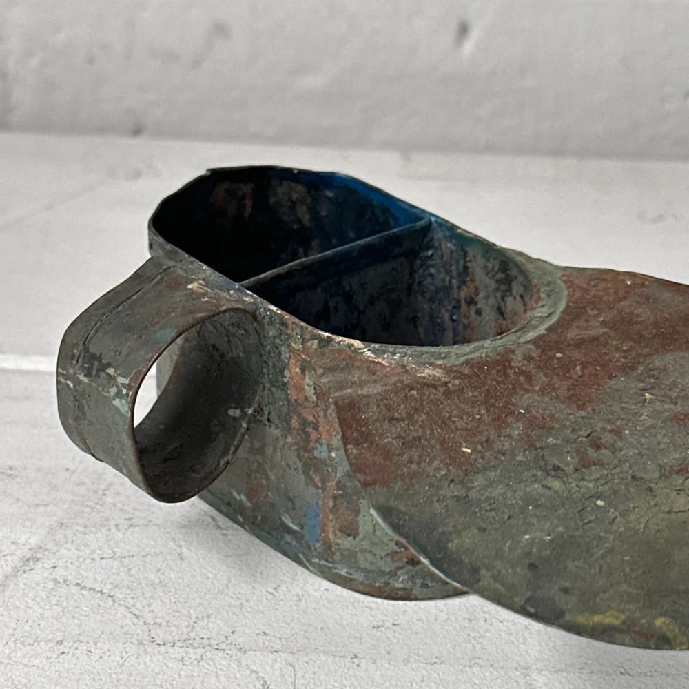 Antique Painted Tin Container - Image 3