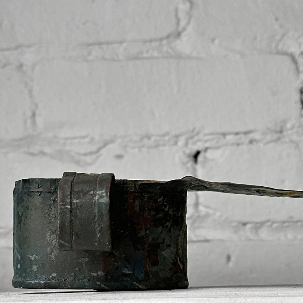 Antique Painted Tin Container - Image 5