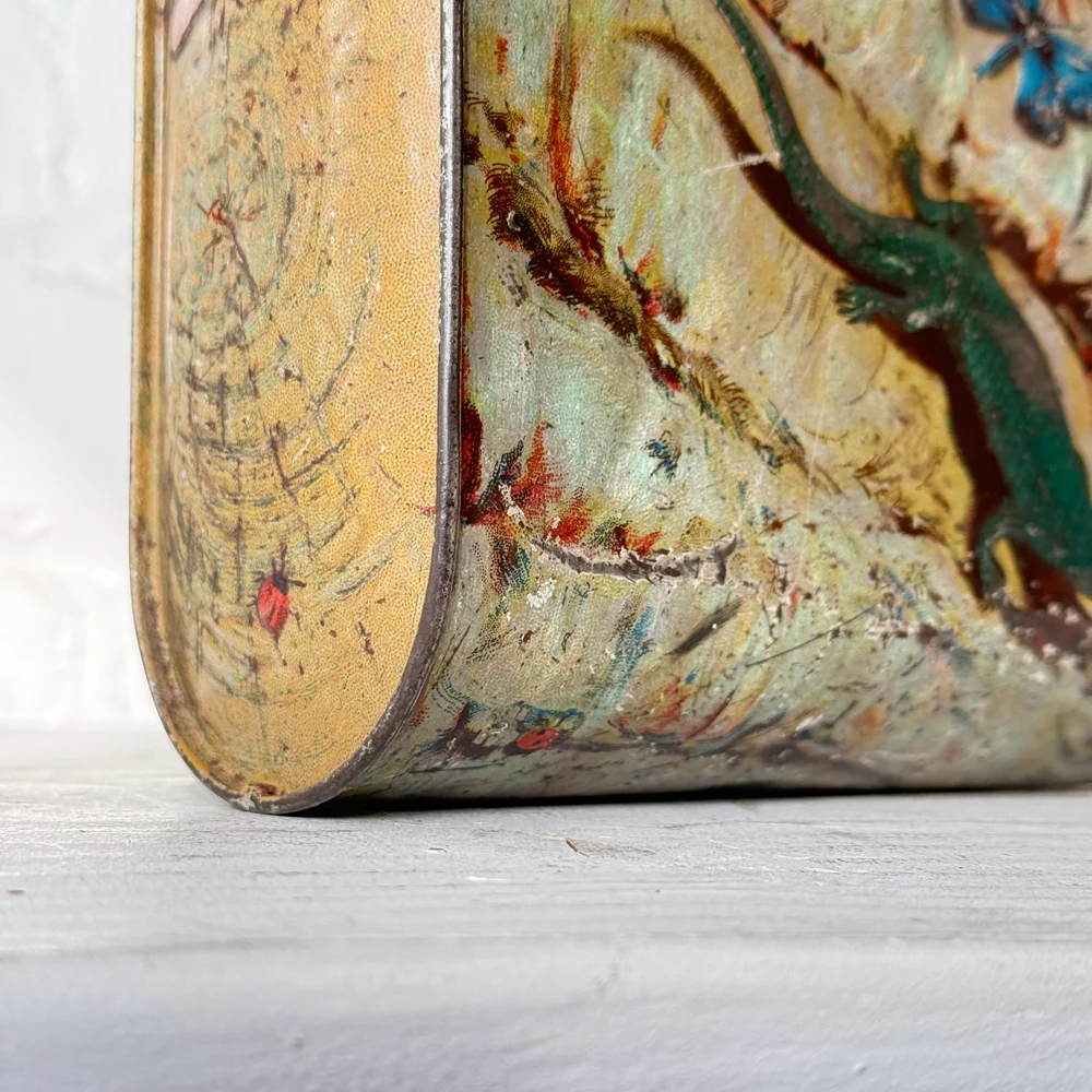 Rare 19th-century English Biscuit Tin Box - Image 10