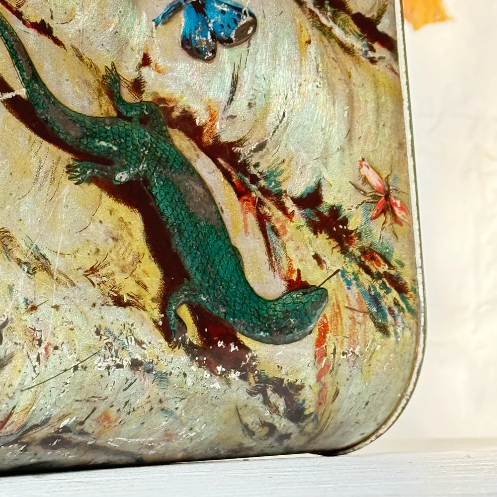 Rare 19th-century English Biscuit Tin Box - Image 4
