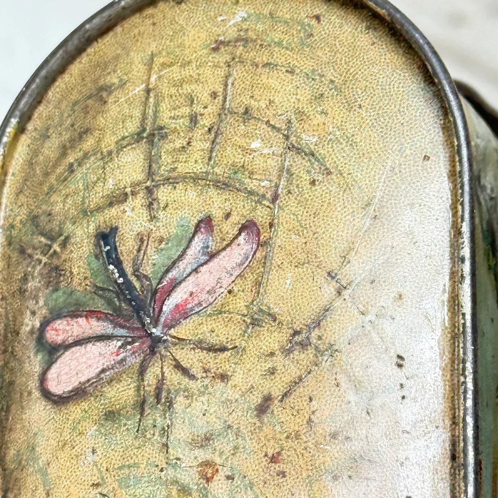Rare 19th-century English Biscuit Tin Box - Image 8