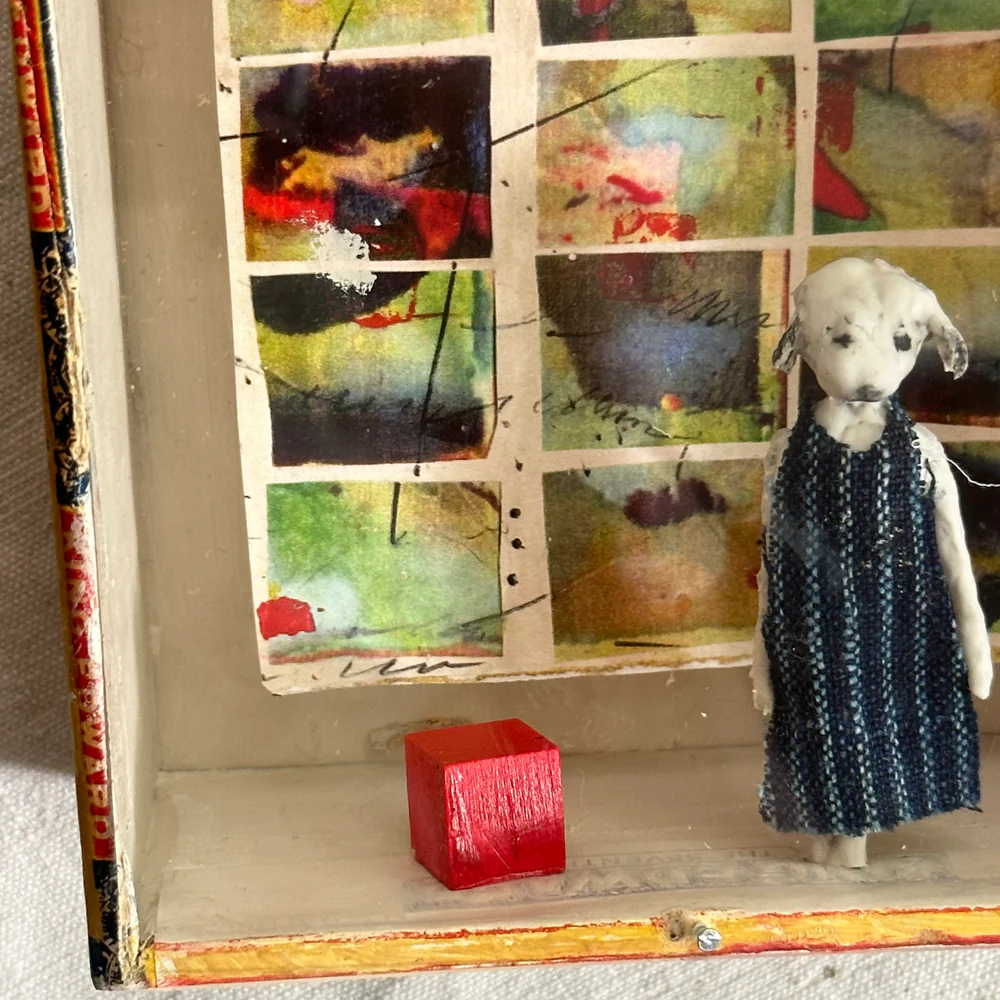 "Ruth Loves Her Magic Window" Assemblage - Image 2