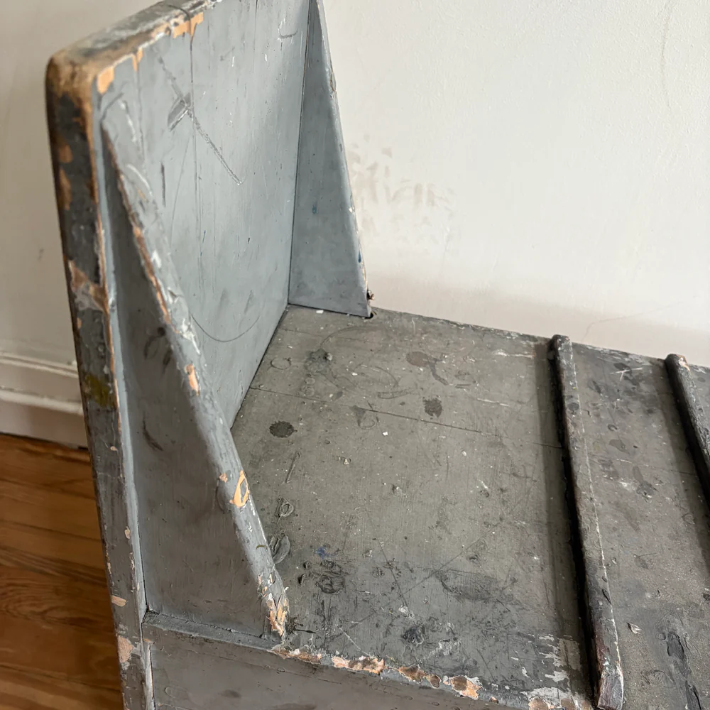 Set of Six Early 20th Century Wooden Art School Benches - Image 5