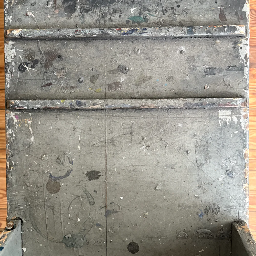 Set of Six Early 20th Century Wooden Art School Benches - Image 6