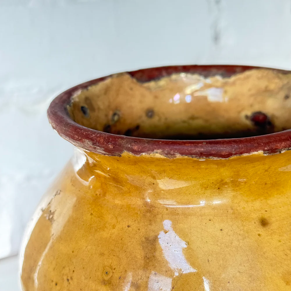 Small 19th-century French Ceramic Confit Pot (#1) - Image 3
