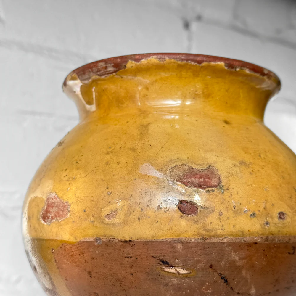 Small 19th-century French Ceramic Confit Pot (#1) - Image 4