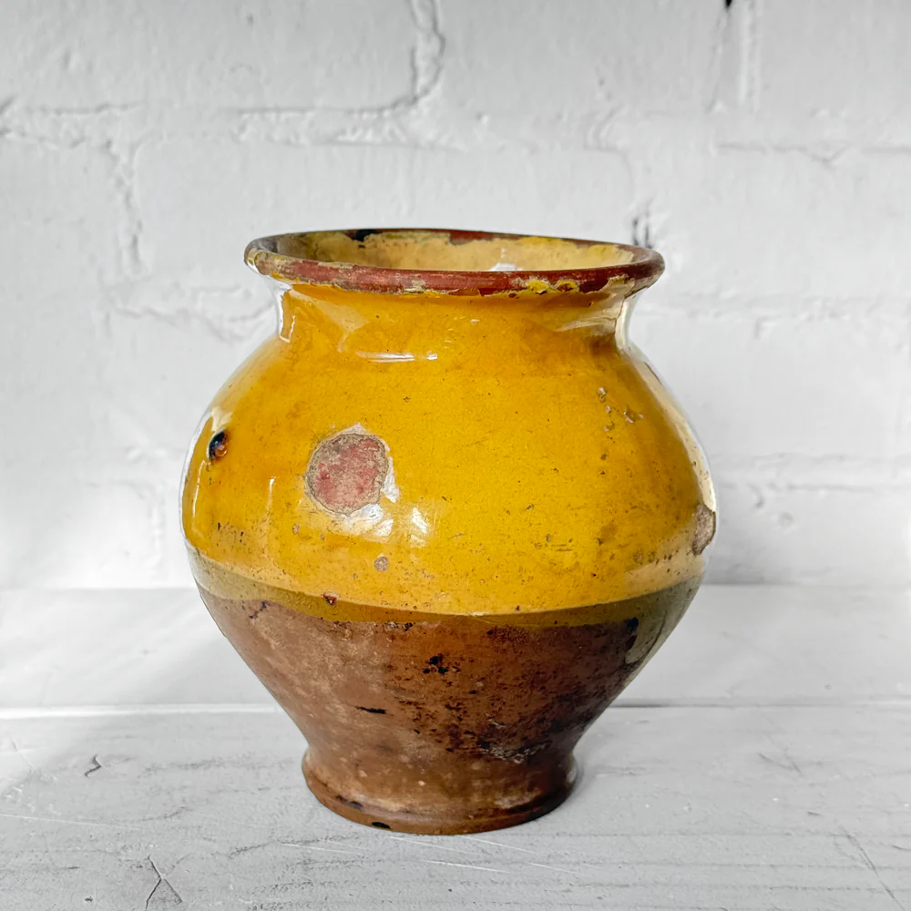 Small 19th-century French Ceramic Confit Pot (#1) - Image 5