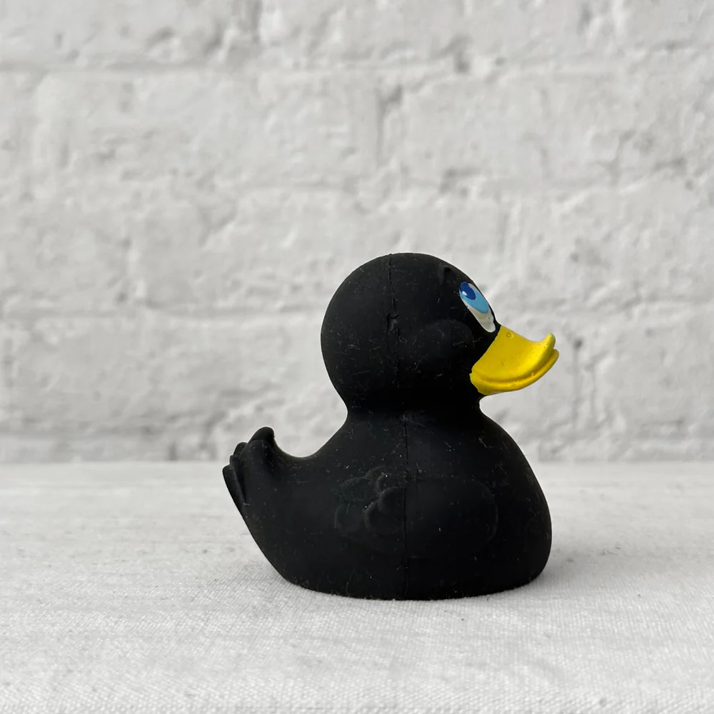 Small Lanco Rubber Duck in Black - Image 2