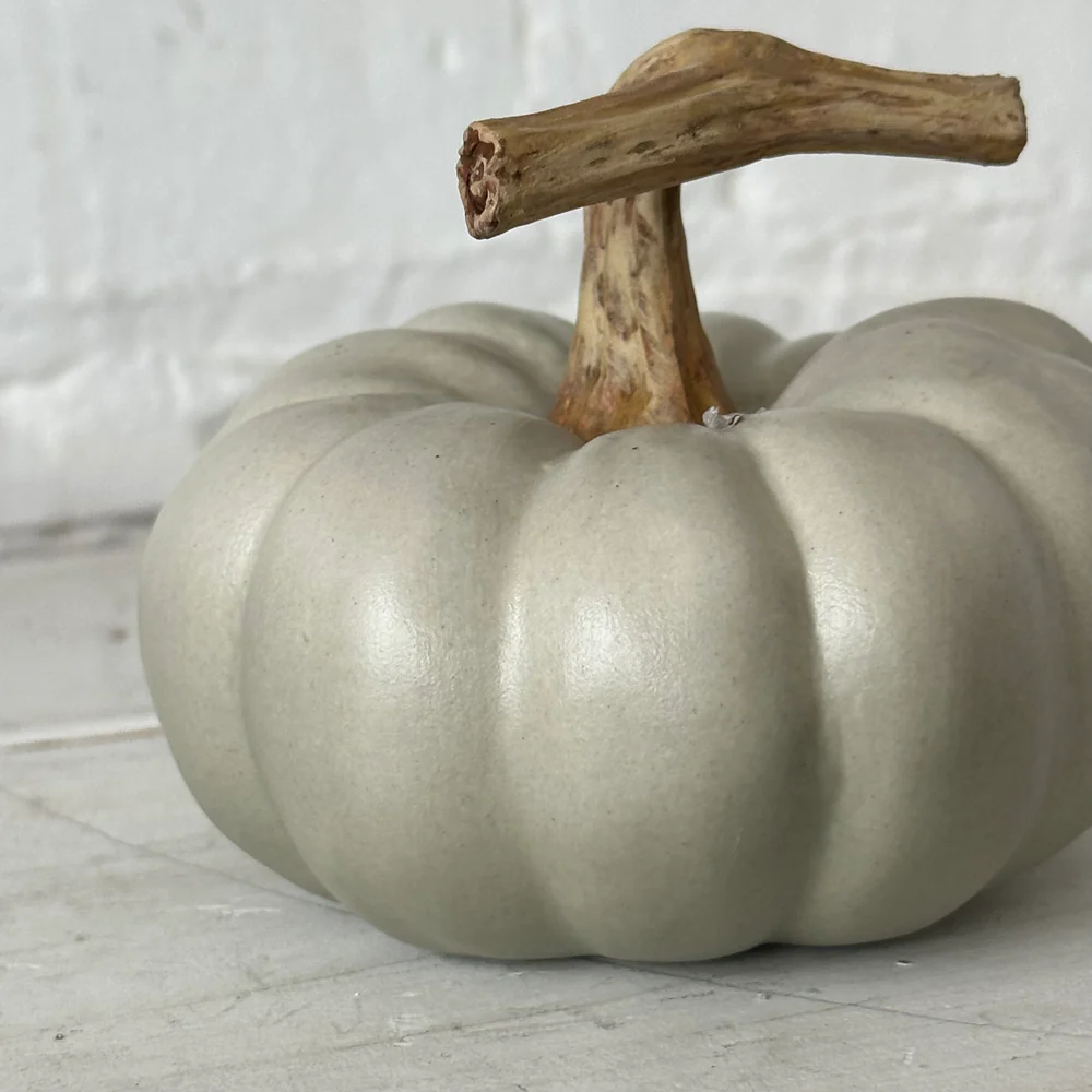Small Porcelain Crown Prince Squash - Image 2