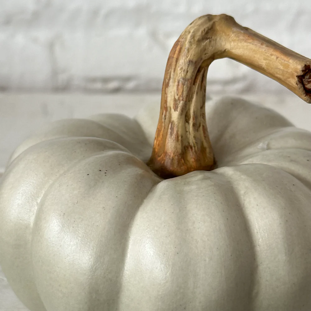 Small Porcelain Crown Prince Squash - Image 3